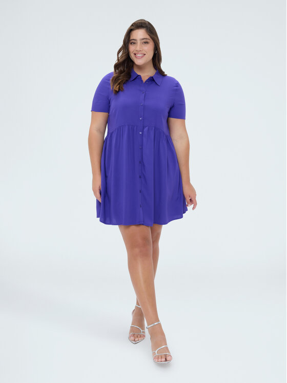 Fiorella Rubino Fiorella Rubino Vestito da giorno 7085T101770N029 Viola A-Line Fit
