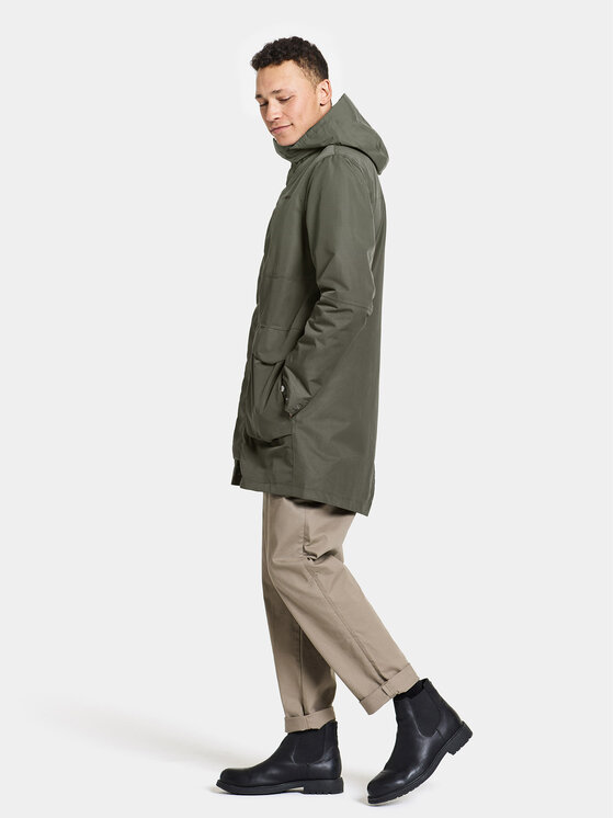 Didriksons Didriksons Parka Andreas Usx Parka 505085 Zöld Standard Fit