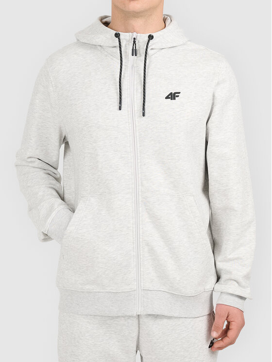 4F 4F Bluza 4FWMM00TSWSM2550 Szary jasny Active Fit