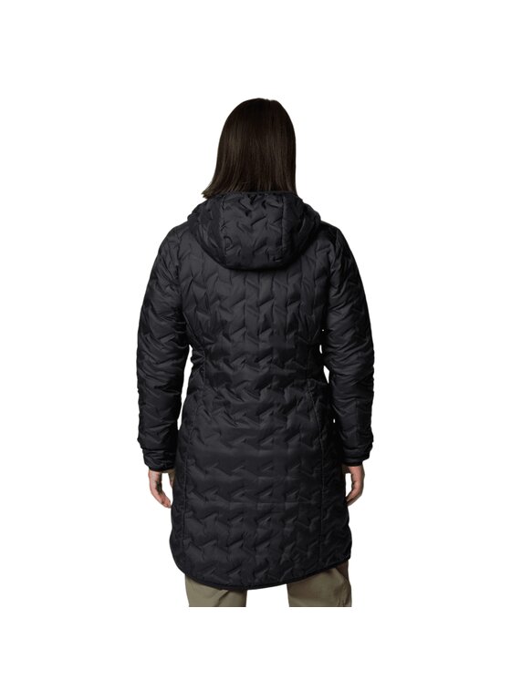 Columbia Columbia Kurtka przejściowa Delta Ridge II ong Down Jacket 208821301 Czarny Regular Fit