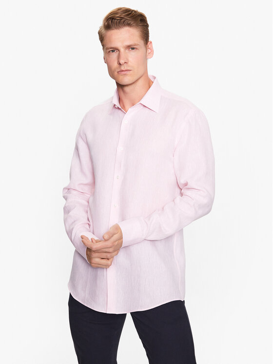 Boss Košulja 50490234 Ružičasta Slim Fit