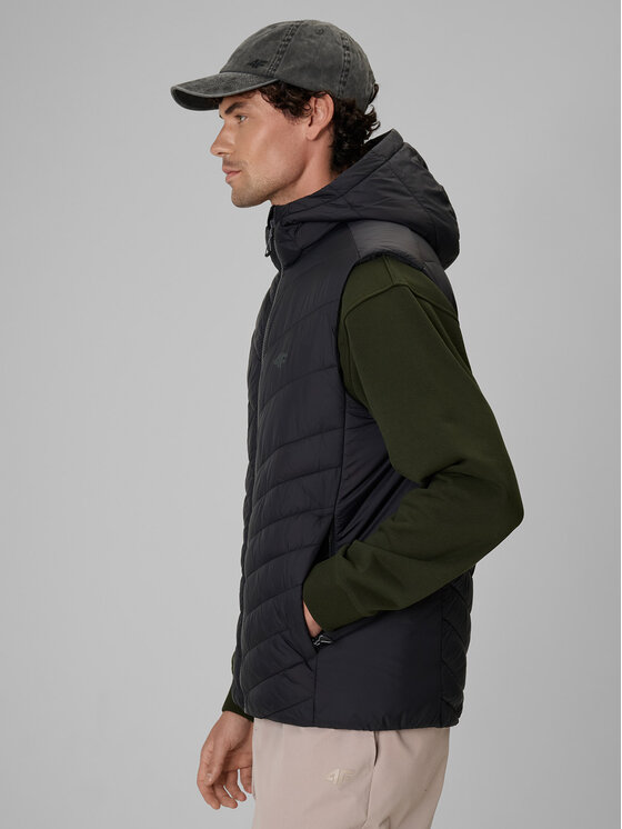 4F 4F Kamizelka BASIC+ Czarny Regular Fit