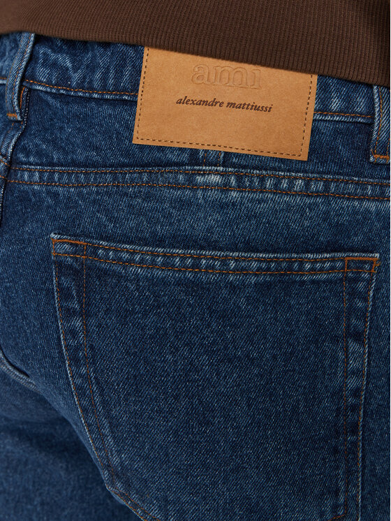 AMI Paris AMI Paris Blugi HTR001DE0031 Bleumarin Classic Fit