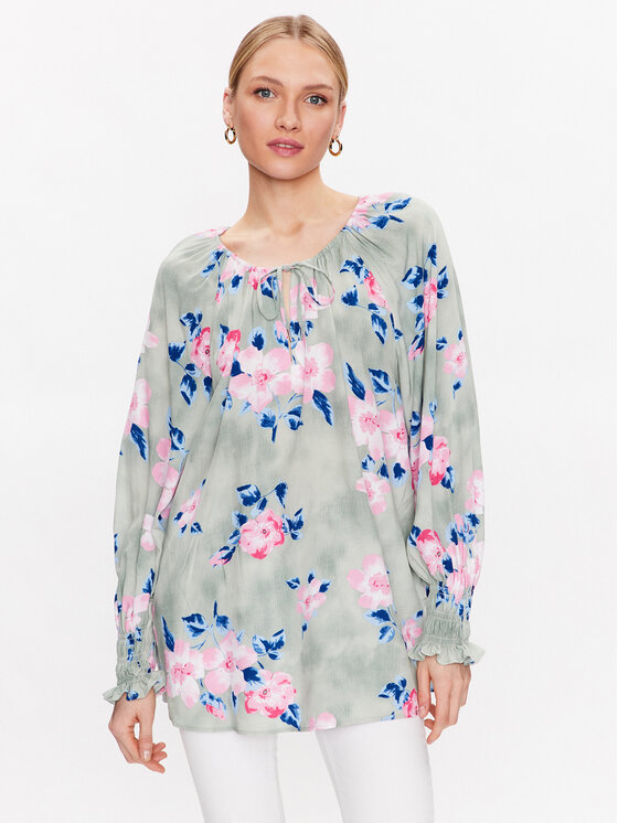 Marc Aurel Bluză 6095 1000 93189 Verde Relaxed Fit