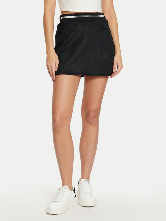 Guess Guess Mini sukně V5RD01 KCJY2 Černá Regular Fit