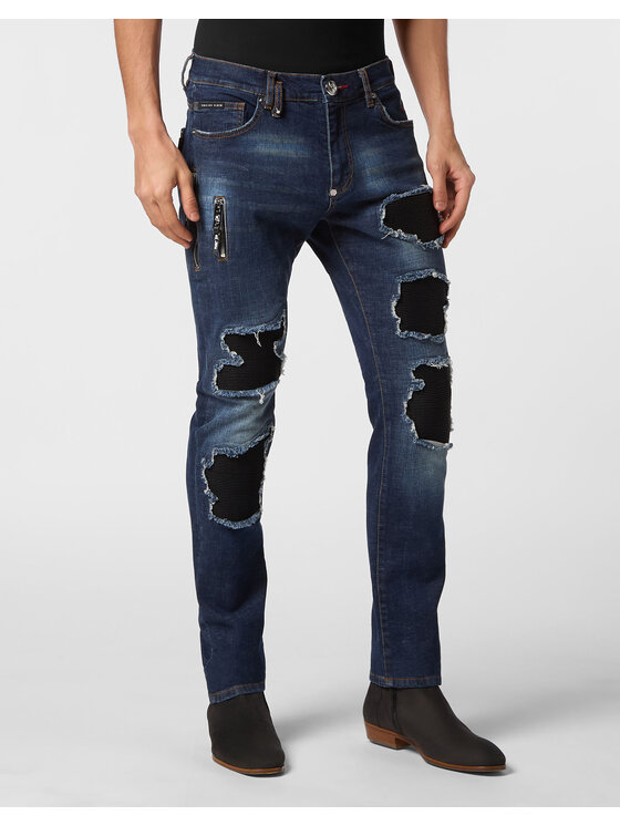 PHILIPP PLEIN PHILIPP PLEIN Jeansy 14871 Světle modrá Skinny Fit