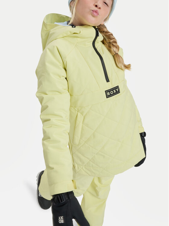 Roxy Roxy Snowboardová bunda Radiant Lines Overhead ERGTJ03194 Zelená Regular Fit