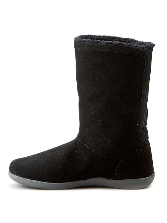 Crocs Crocs Čižmy Adela Foldover Fuzz Bootie W 15496 Čierna