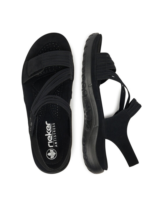 Rieker Rieker Sandalen 64870-02 Schwarz