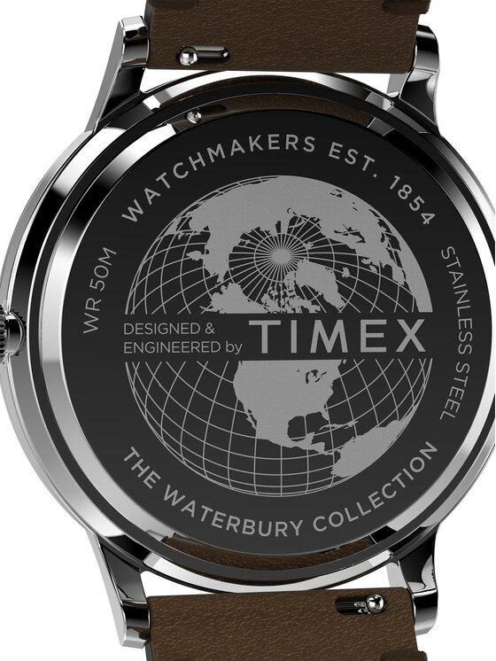 Timex Timex Ρολόι TW2W50600 Καφέ