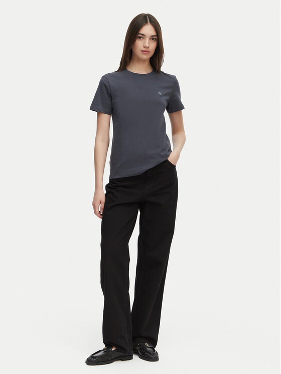 Calvin Klein Jeans Calvin Klein Jeans T-shirt Monogram LV047B224G Tamno siva Regular Fit