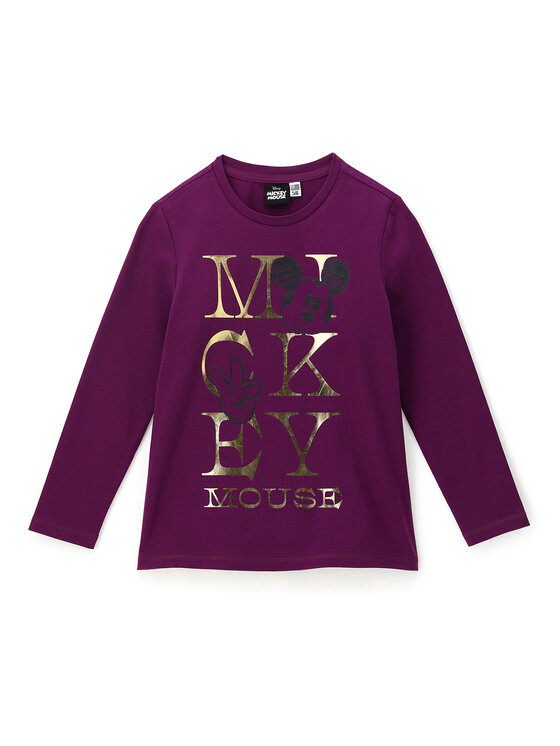 Original Marines Original Marines Bluse MICKEY MOUSE DCAV3566F Violett Regular Fit