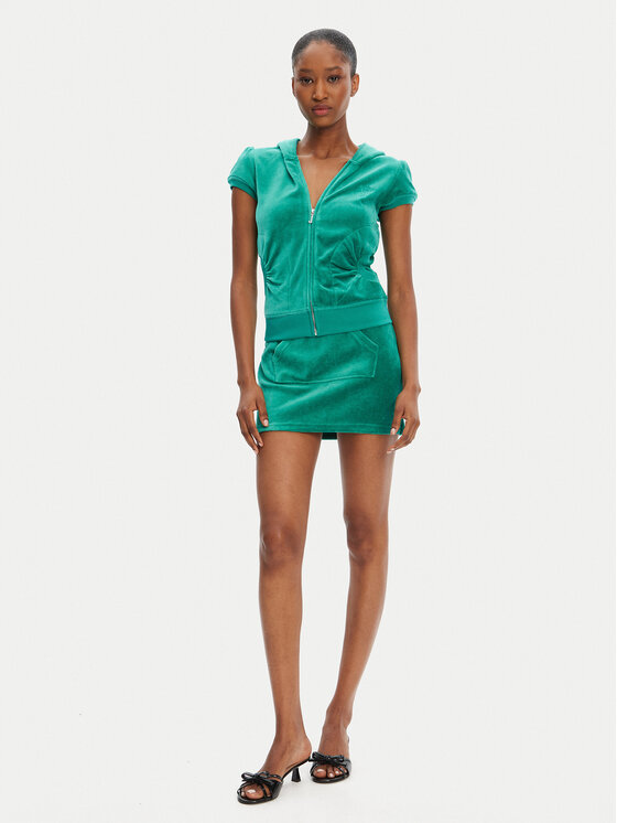 Juicy Couture Juicy Couture Miniszoknya Heritage JCGGS125022 Zöld Slim Fit