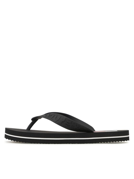 Tommy Jeans Tommy Jeans Σαγιονάρες Tjw Flag Eva Beach Sandal EN0EN02194 Μαύρο