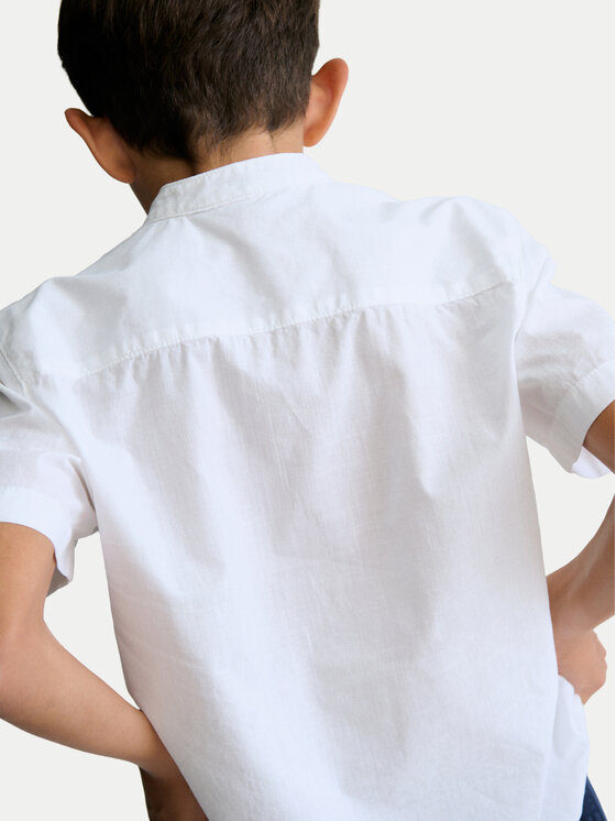 Mayoral Mayoral Camicia 6171 Bianco Regular Fit