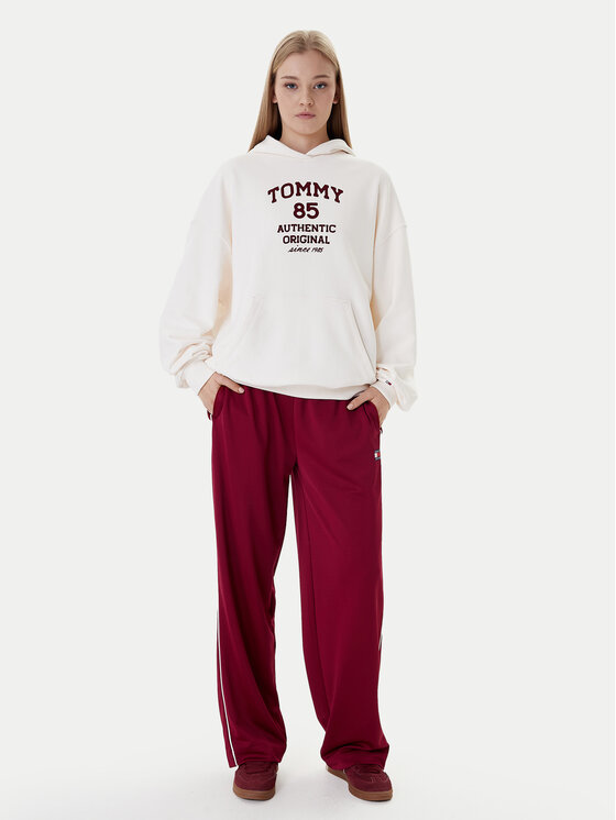 Tommy Jeans Tommy Jeans Pulóver DW0DW22603 Ekru Relaxed Fit