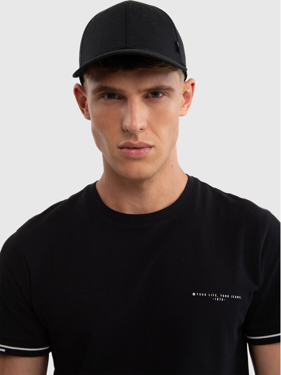 BIG STAR BIG STAR T-Shirt WLADER_906_150 Czarny Classic Fit