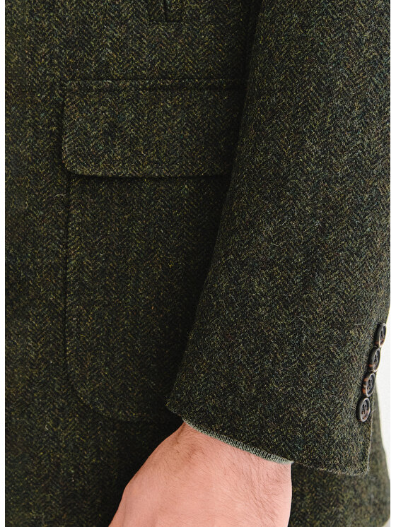Pako Lorente Pako Lorente Płaszcz zimowy P25WP-7X-001 Zielony Classic Fit