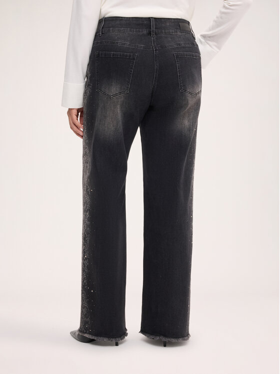Fiorella Rubino Fiorella Rubino Jeansy P451T005371N023 Szary Flare Fit