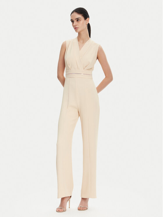 Rinascimento Rinascimento Jumpsuit CFC0123490003 Beige Regular Fit