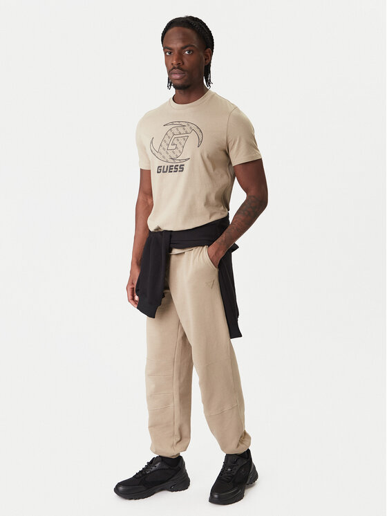 Guess Guess Спортивні штани Z6RB03 K9YI1 Бежевий Regular Fit