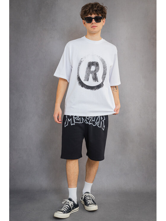 Mercur Mercur Szorty materiałowe Throw Up Czarny Regular Fit