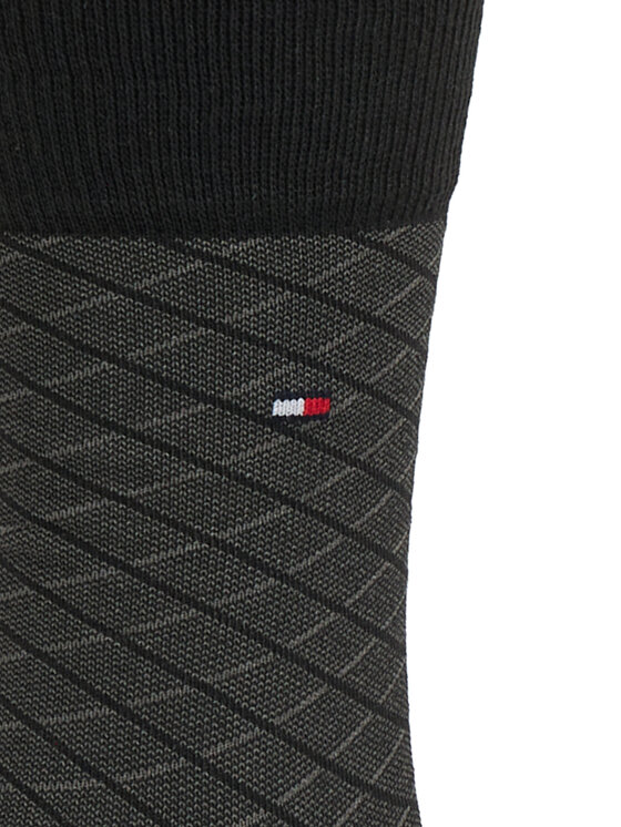 Tommy Hilfiger Tommy Hilfiger Дълги чорапи 701235373 Черен