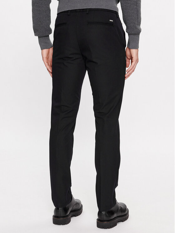 Boss Boss Spodnie materiałowe Kaito1_T 50487754 Czarny Slim Fit