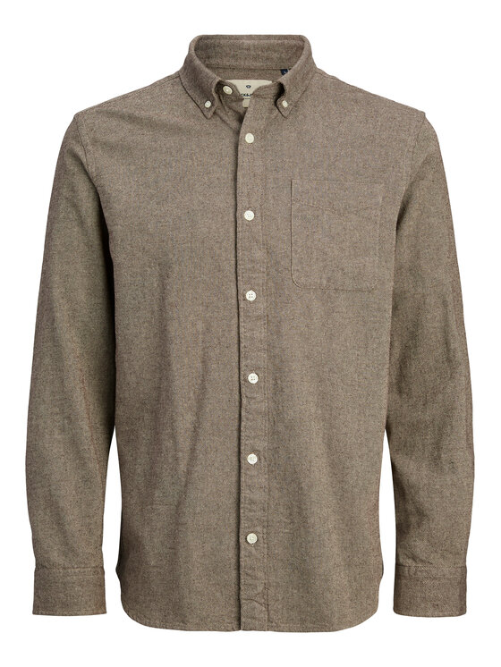 Jack&Jones Jack&Jones Srajca Blubrook 12282353 Bež Regular Fit