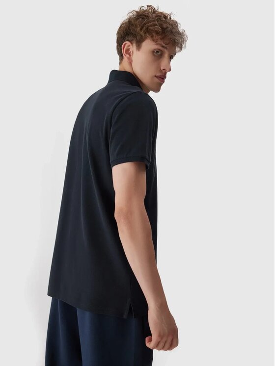 4F 4F Polokošeľa 4FWSS25TPTSM705-31S Modrá Regular Fit