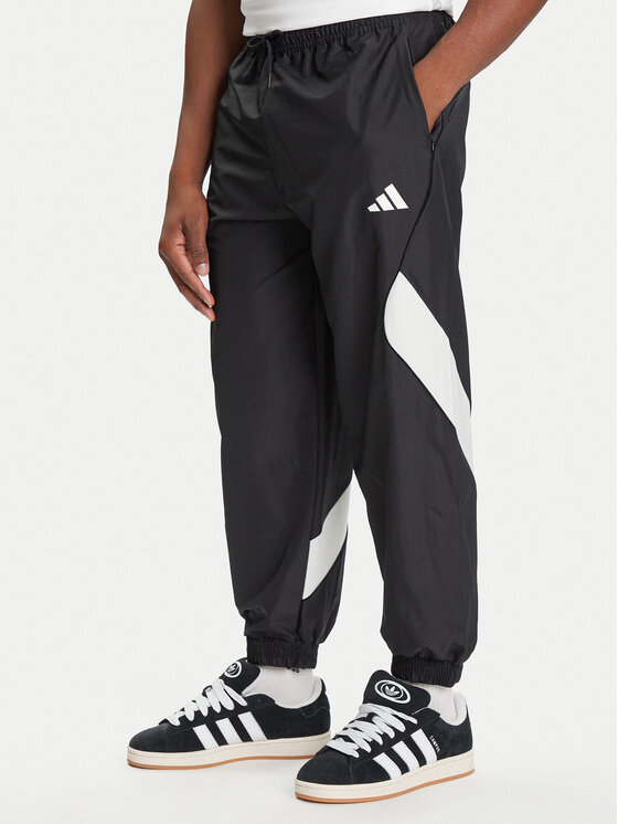 adidas adidas Pantaloni trening Stadium JN1830 Negru Loose Fit