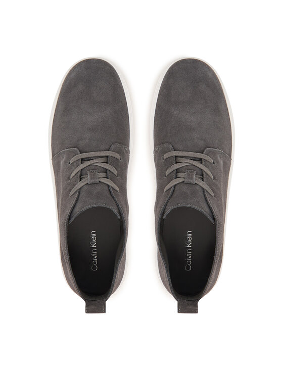 Calvin Klein Calvin Klein Gležnjarji Hybrid Clean Mid Lace Up Su HM0HM02254 Siva
