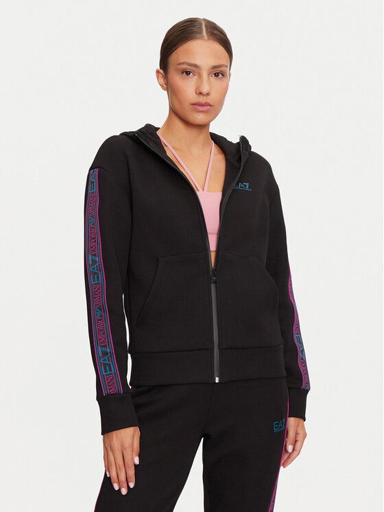EA7 Emporio Armani EA7 Emporio Armani Суитшърт 6DTM03 TJUXZ 1200 Черен Regular Fit