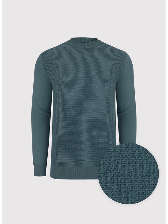 Pako Lorente Pako Lorente Sweter P25WF-2X-023 Zielony Classic Fit