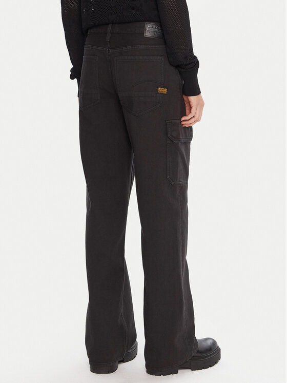 G-Star Raw G-Star Raw Pantaloni din material Judee D24673-E078 Negru Relaxed Fit