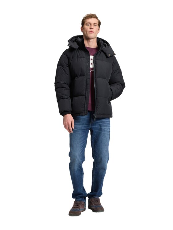 Lee Lee Kurtka puchowa 112386300 Czarny Regular Fit