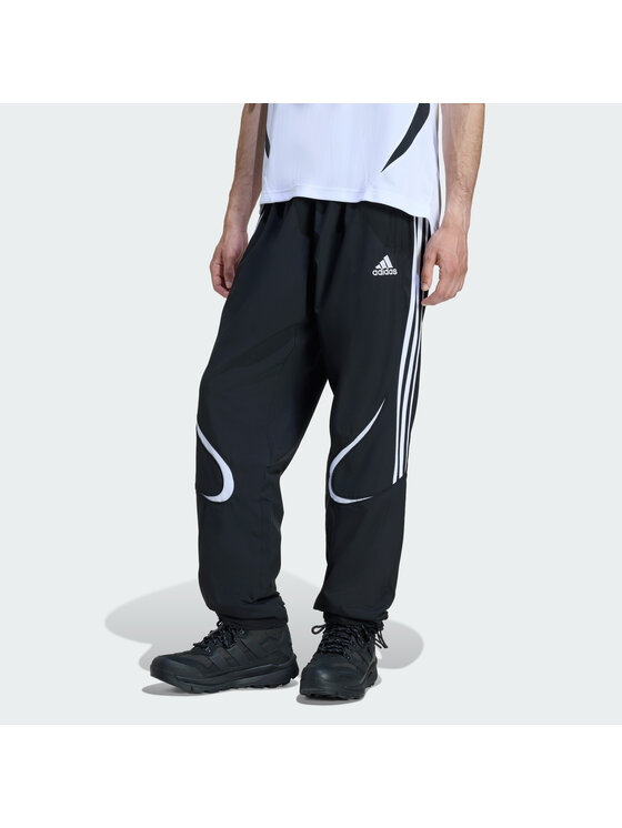 adidas adidas Spodnie materiałowe 152583 Czarny Loose Fit