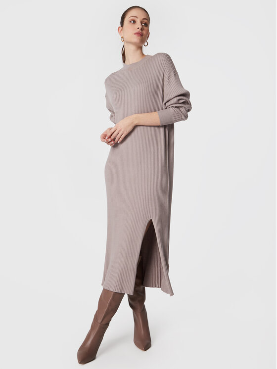 Vestito di maglia Resi EDT4626002 Grigio Regular