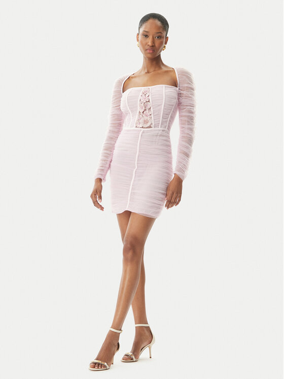 Elisabetta Franchi Elisabetta Franchi Φόρεμα κοκτέιλ AB68352E2 544 Ροζ Slim Fit