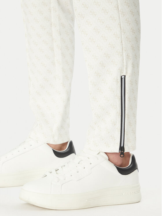 Guess Guess Pantaloni trening Korbin Z2BB05 FL04Q Écru Regular Fit