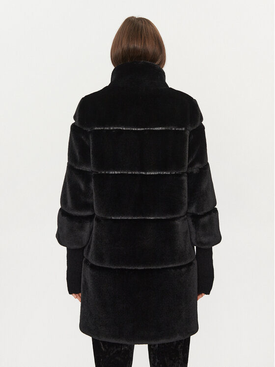 Patrizia Pepe Patrizia Pepe Γούνα 2O0108/E5T7-K103 Μαύρο Regular Fit