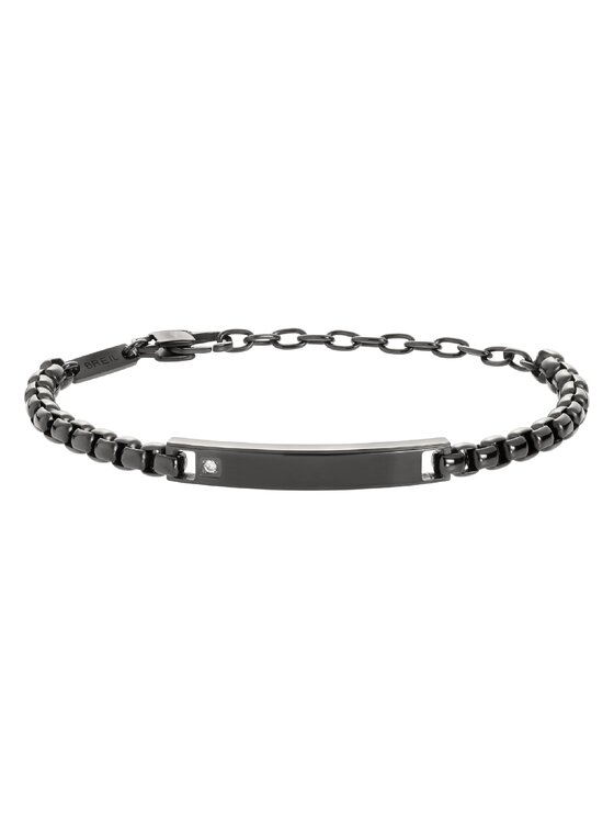 Breil Breil Bracciale TAG AND CROSS Nero