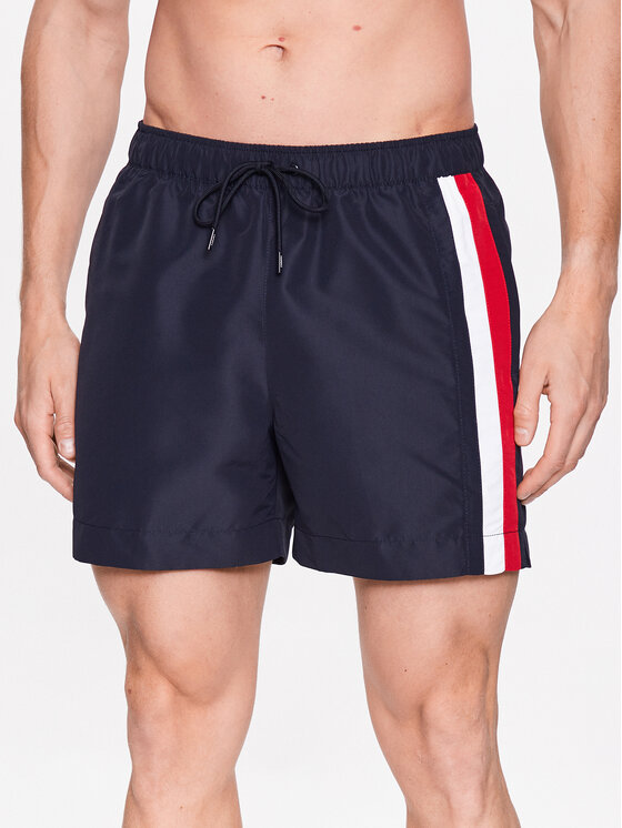 Tommy Hilfiger Tommy Hilfiger Plavecké šortky UM0UM02857 Tmavomodrá Regular Fit