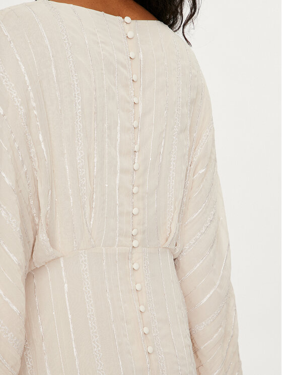 Vero Moda Vero Moda Vasarinė suknelė Tara 10304254 Écru Loose Fit