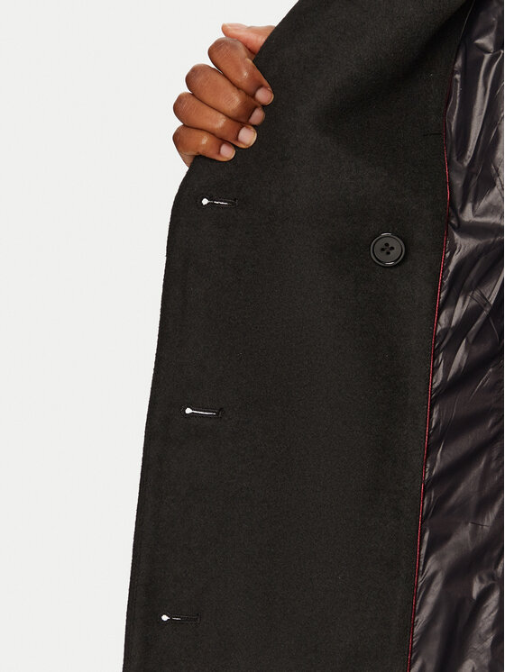 Aeronautica Militare Aeronautica Militare Демісезонний плащ 242AB2965DCT3403 Чорний Regular Fit