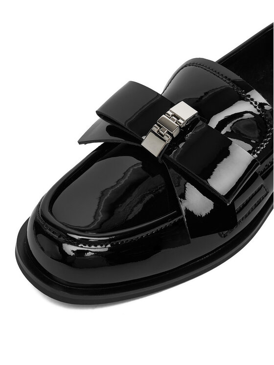 GINO ROSSI Gino Rossi Loafersy EO-IVY-1742-575-7, Czarny