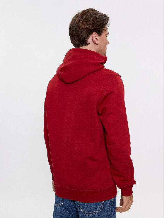 Tommy Jeans Tommy Jeans Світшот Linear Logo DM0DM17985 Червоний Regular Fit