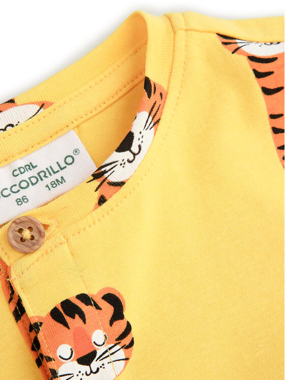 Coccodrillo Coccodrillo Romper WC5104301TBN Żółty