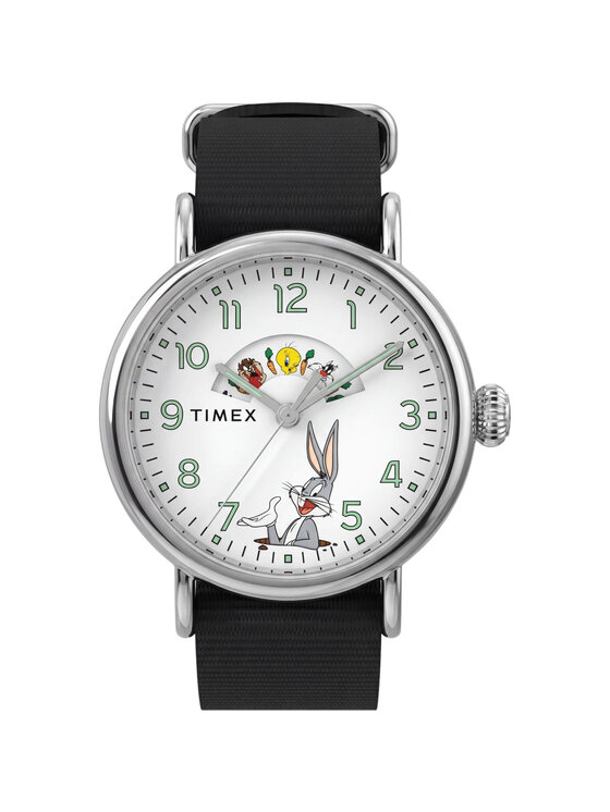 Timex Timex Zegarek TW2Y99100 Czarny