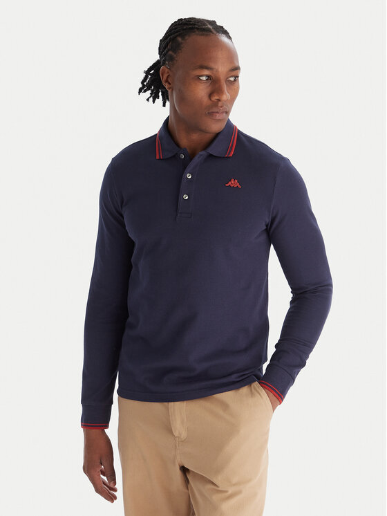 Robe di Kappa Robe di Kappa Tricou polo Gord 6006570 Bleumarin Slim Fit